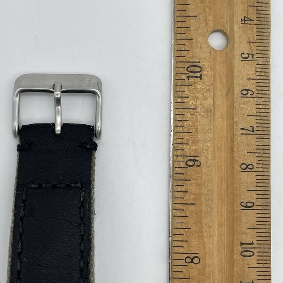 Morphic M59 Series Leather Overlaid Nylon Band Watch Black (MPH5905) 45mm main image 6